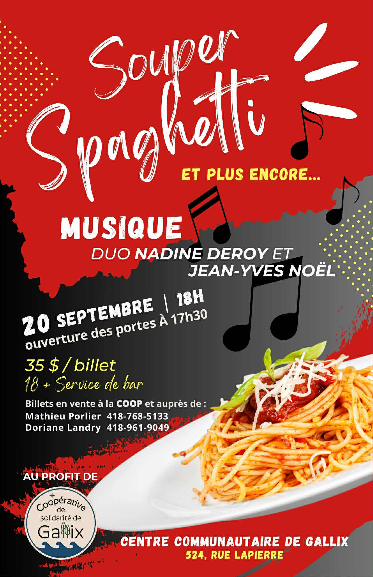 Affiche de l&rsquo;activité